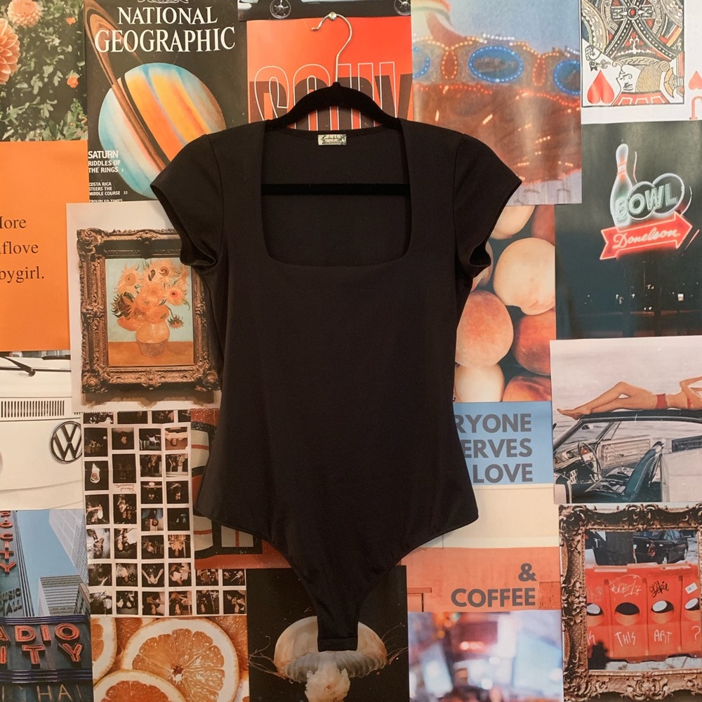 Free People Square Neckline Body Suit